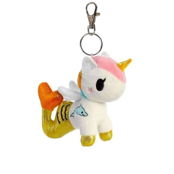 TOKIDOKI MERMICORNO‎ PERLA CLIP-ON KEYCHAIN PLUSH - Picture 3 of 5